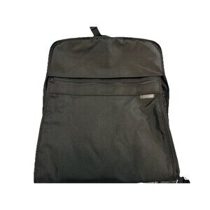 Briggs & Riley Baseline Garment Bag Black Ballistic Nylon BiFold Travel Suit Bag